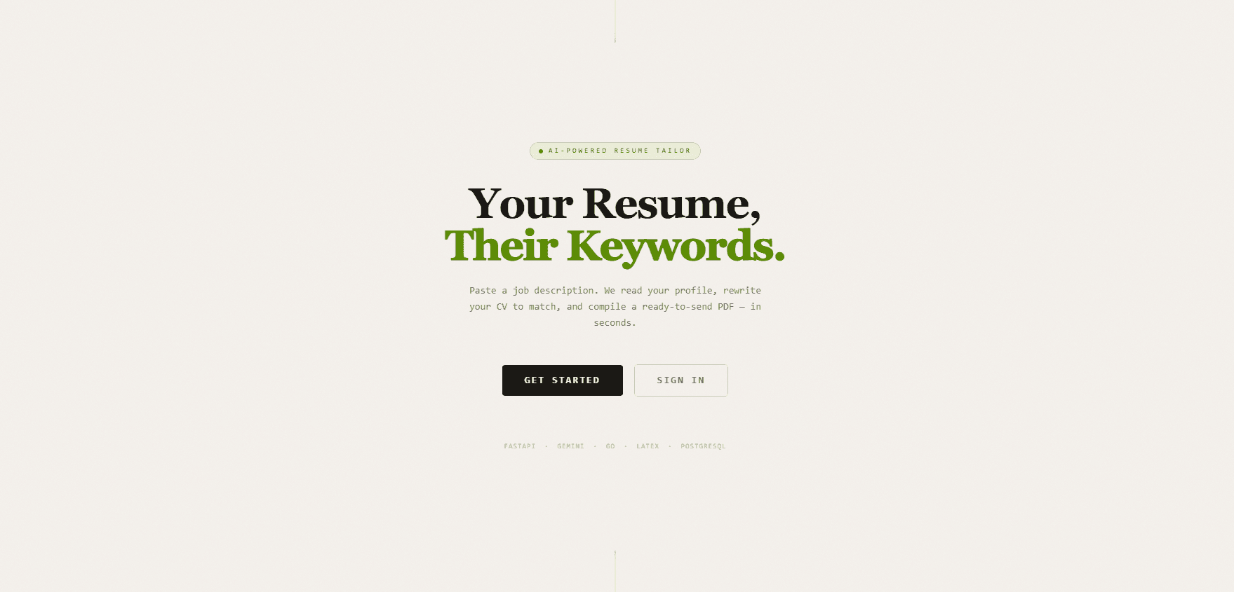 CV Tailor: AI-Powered Career Assistant